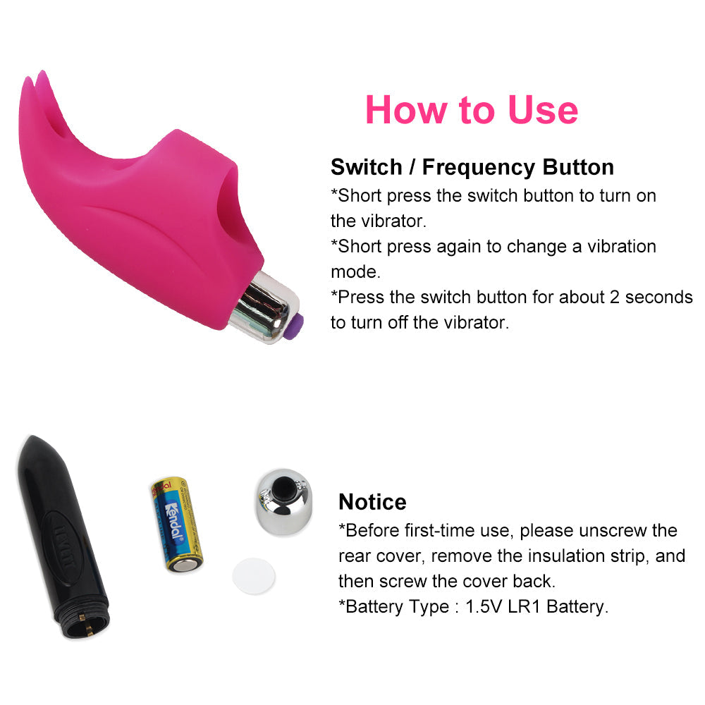 rali clitoral stimulation finger ring holder vibrator