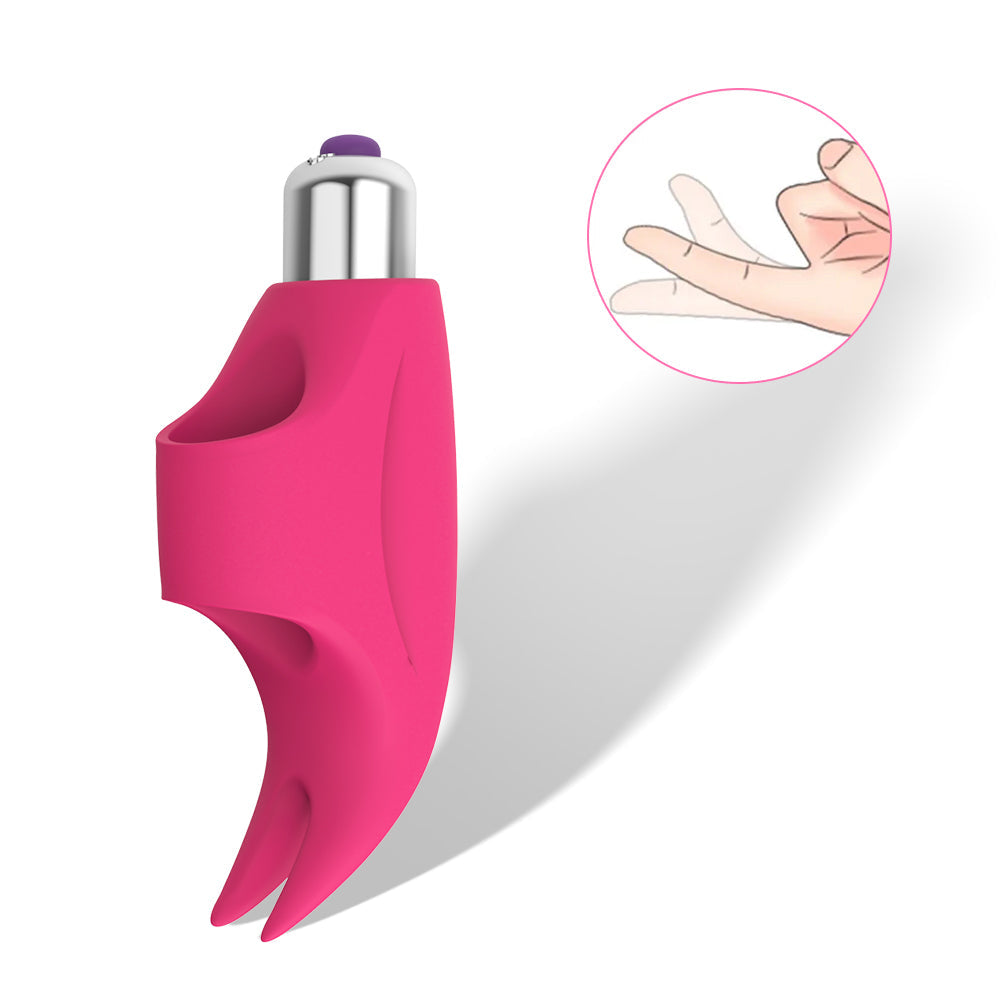 rali clitoral stimulation finger ring holder vibrator