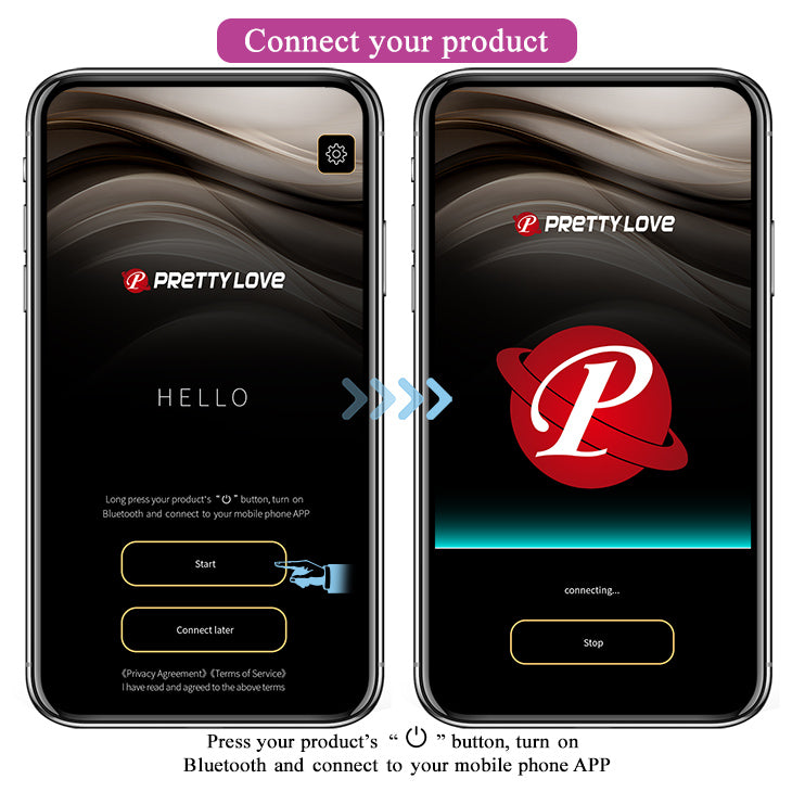 pretty love "AUGUST" app control and remote vibrator