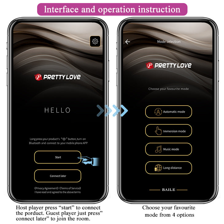 pretty love "AUGUST" app control and remote vibrator