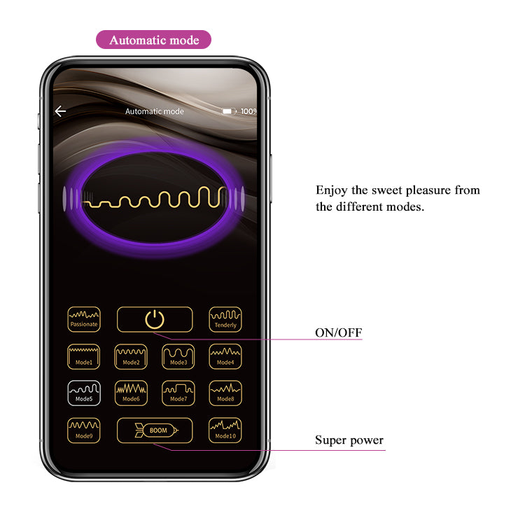 pretty love "AUGUST" app control and remote vibrator