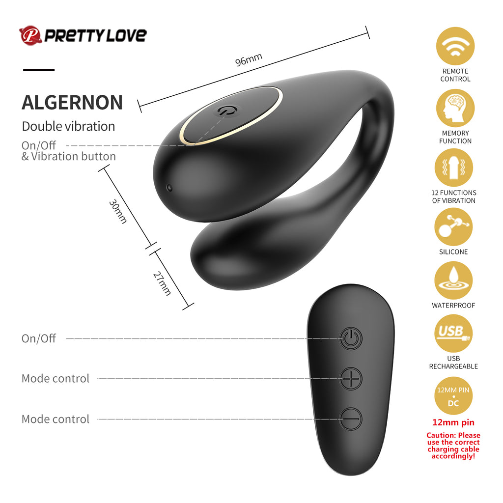 Black electronic device with branding and specifications on a white background