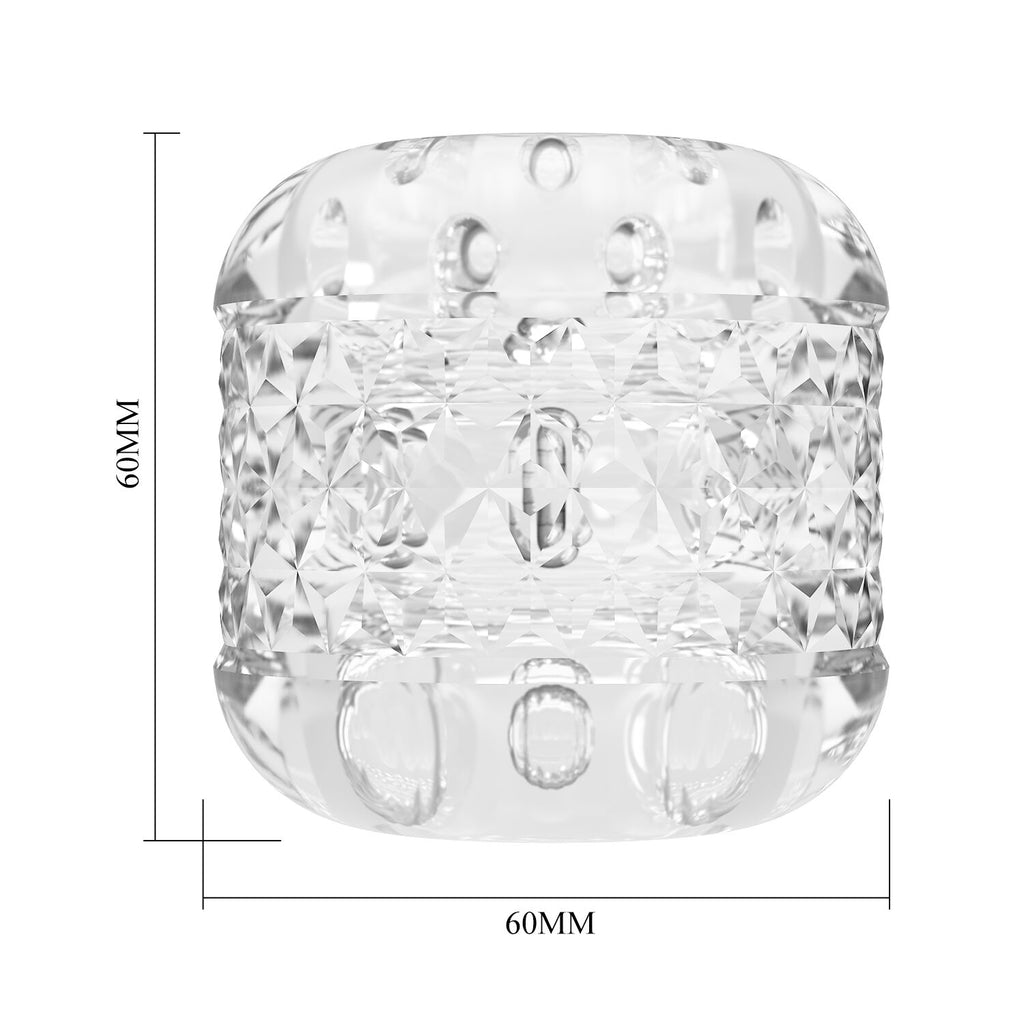 crazy bull "CRYSTLE" pocket clear stroker