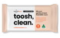 toosh, clean. flushable wipes